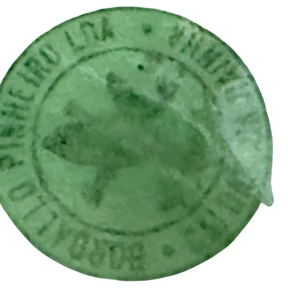 Bordallo Pinheiro Green Banana Leaf Platter 19 X 11 inches Portugal Glazed Serve - Picture 5 of 6